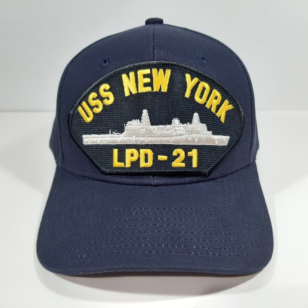U.S. Navy USS New York LPD-21 Men's Cap Hat  Navy